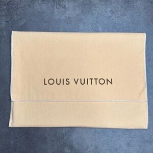 Louis Vuitton Tan Small Purse Dust Cover Luxury Designer Bag Protection